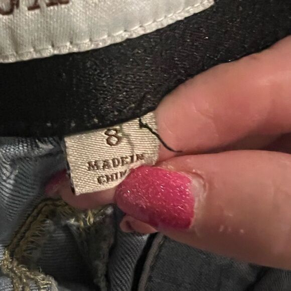 Gorgeous multicolored embroidered Knox Rose high rise size 8 light wash jeans - Picture 5 of 7